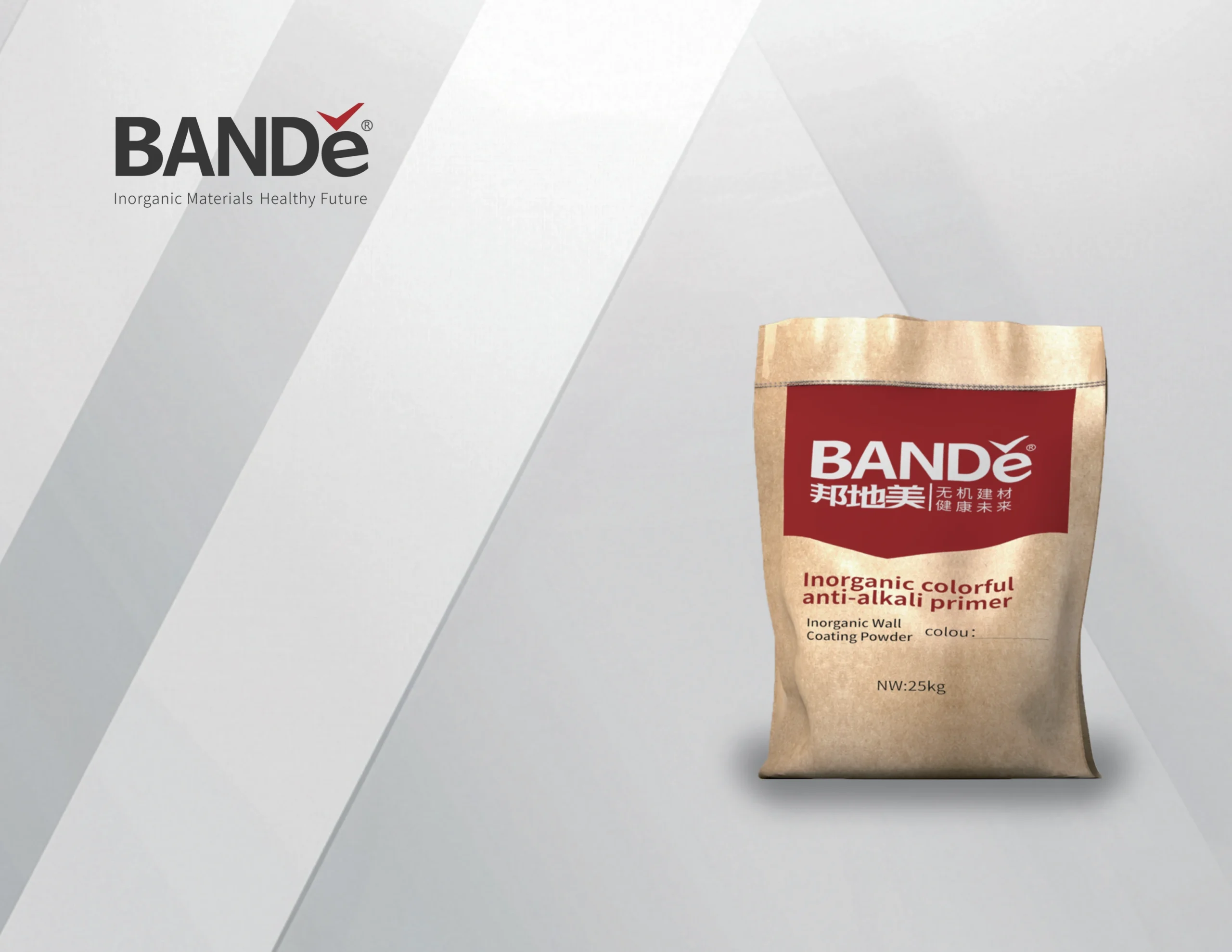 Inorganic colorfulanti-alkali primer