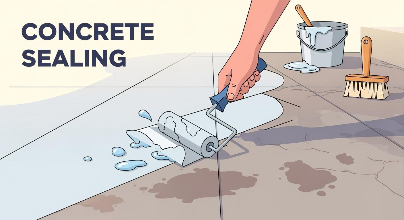 Give Your Patio a Facelift: The DIY Guide to Sealing Concrete from Stains & Weather.