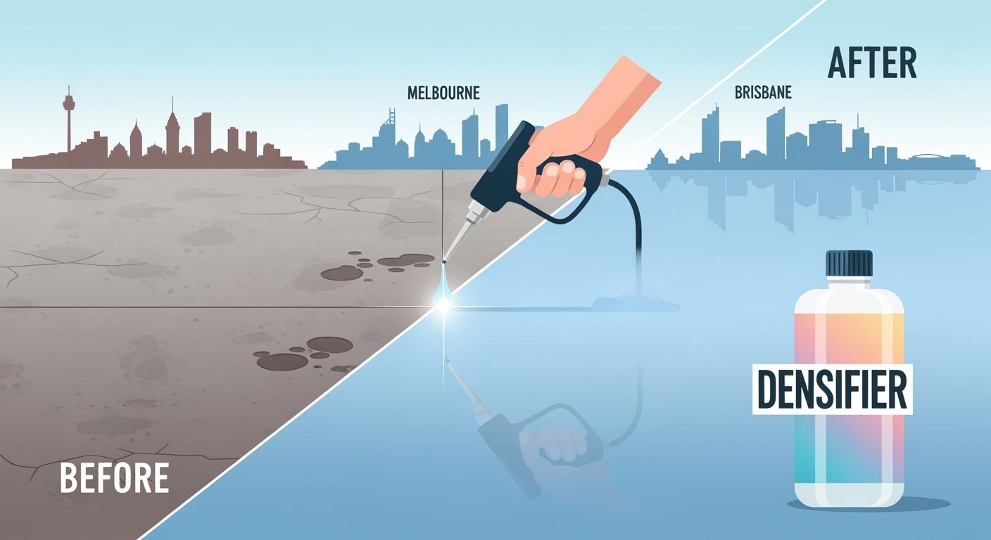 Sick of Epoxy? Upgrade Your Garage Floor in Sydney/Melbourne/Brisbane with This One-Step Densifier.