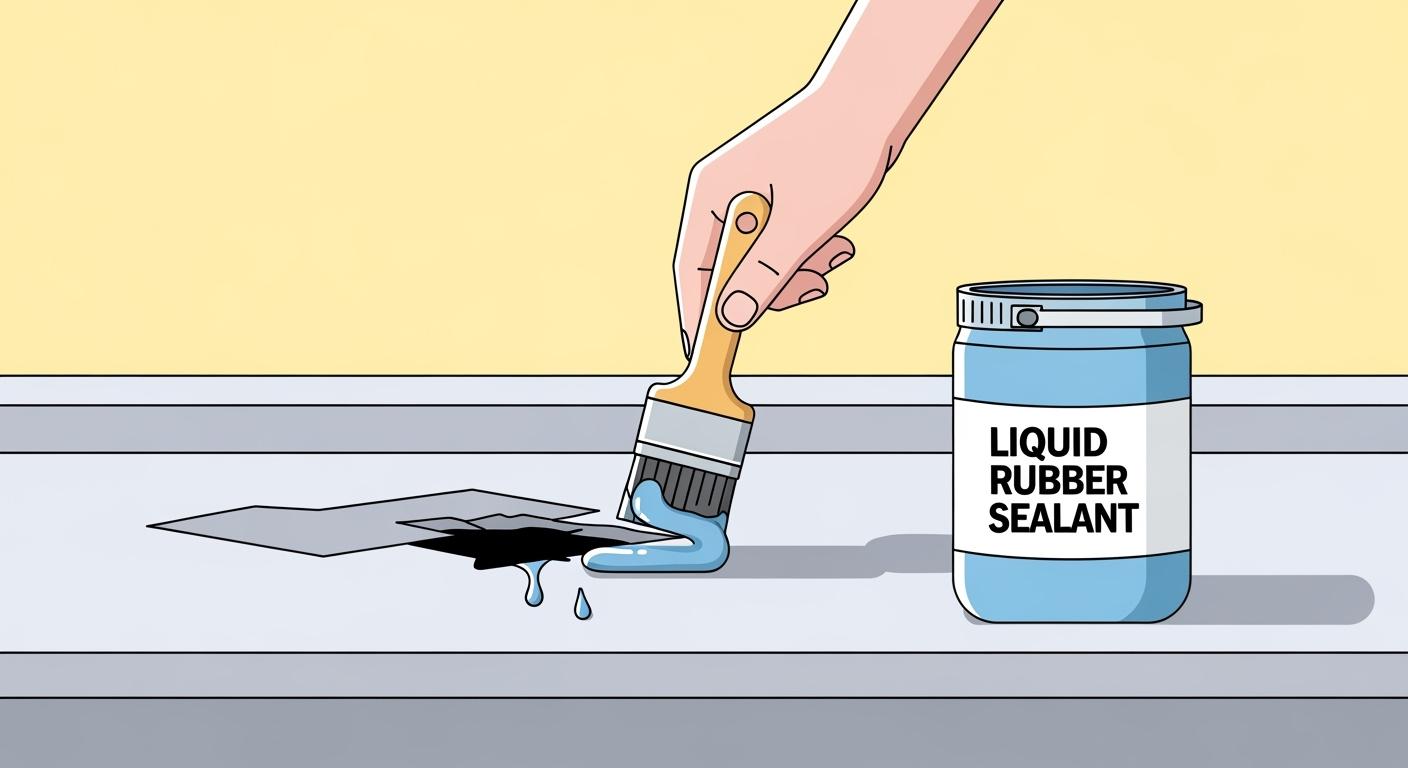 Have You Got a Leaky Flat Roof? A Modern Liquid Rubber Fix That Requires No Flame.