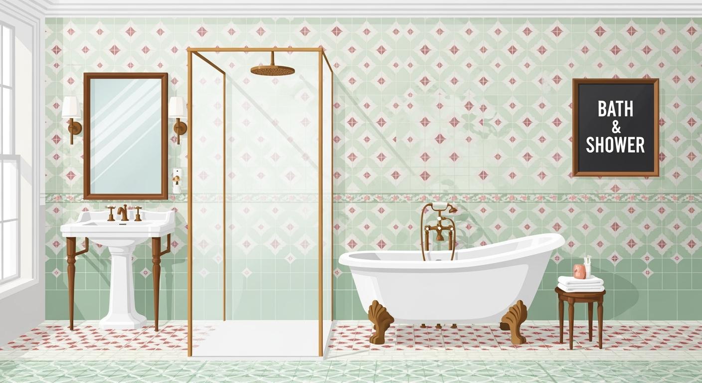 How to Make a Victorian Bathroom Both Beautifully Authentic and Completely Waterproof.