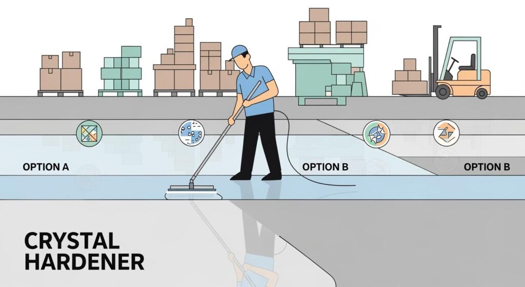 Selecting the Ideal Crystal Floor Hardener for Warehouse Floors
