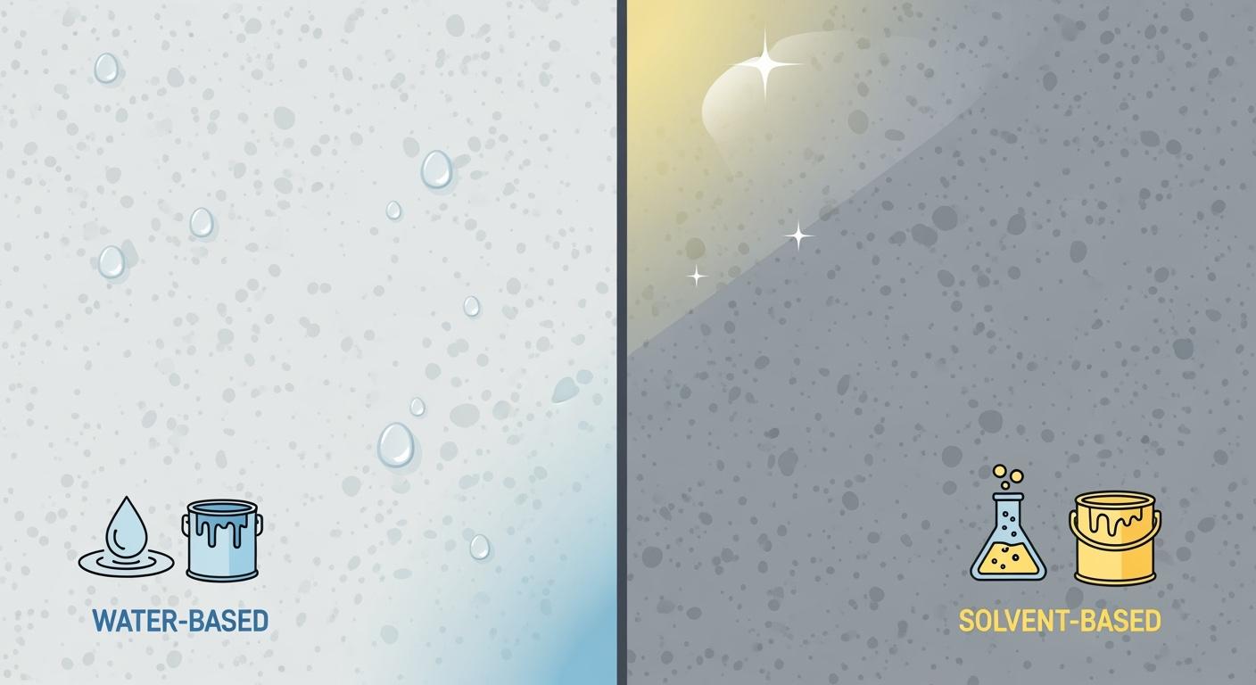 The Ultimate Guide to BANDě Water-Based vs. Solvent-Based Concrete Dust Sealers