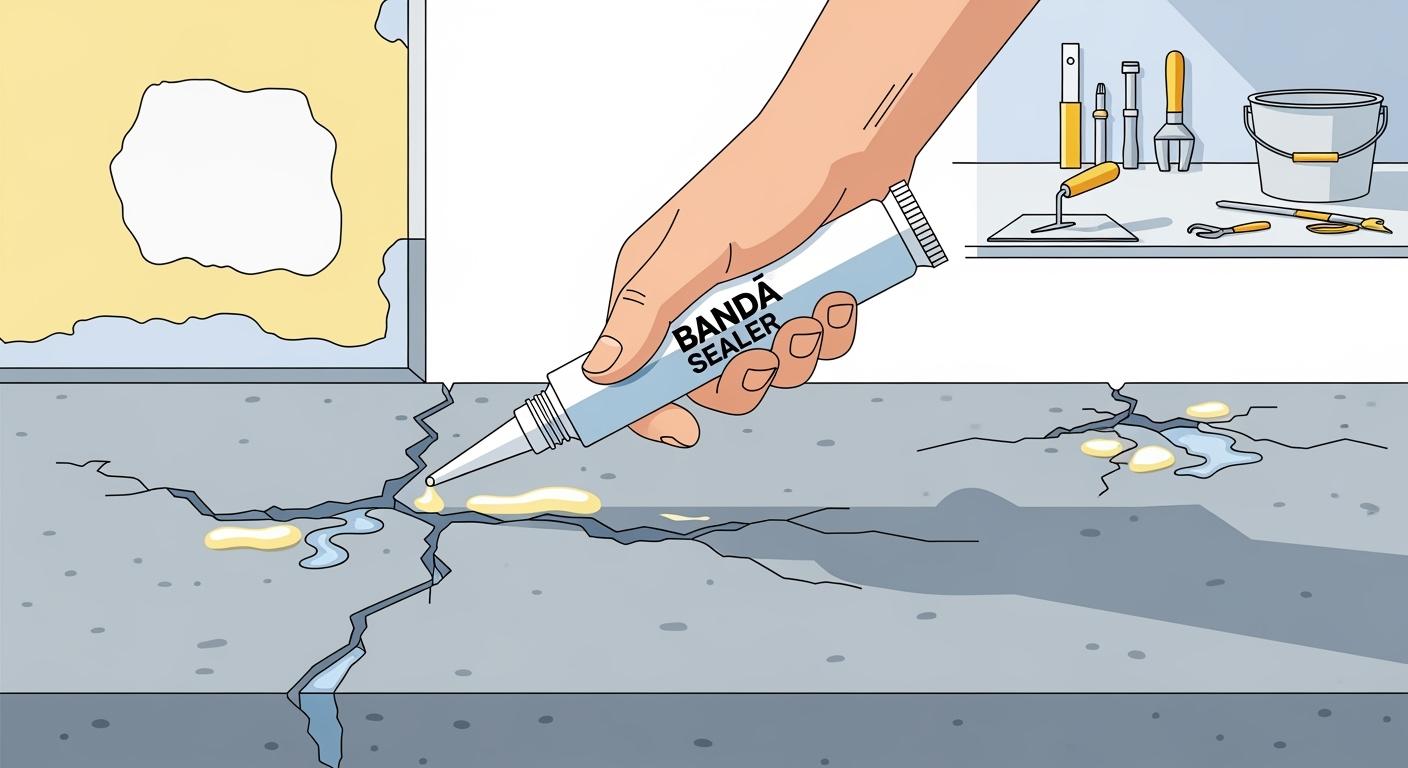 How to Fix Concrete Leaks with BANDě Sealer