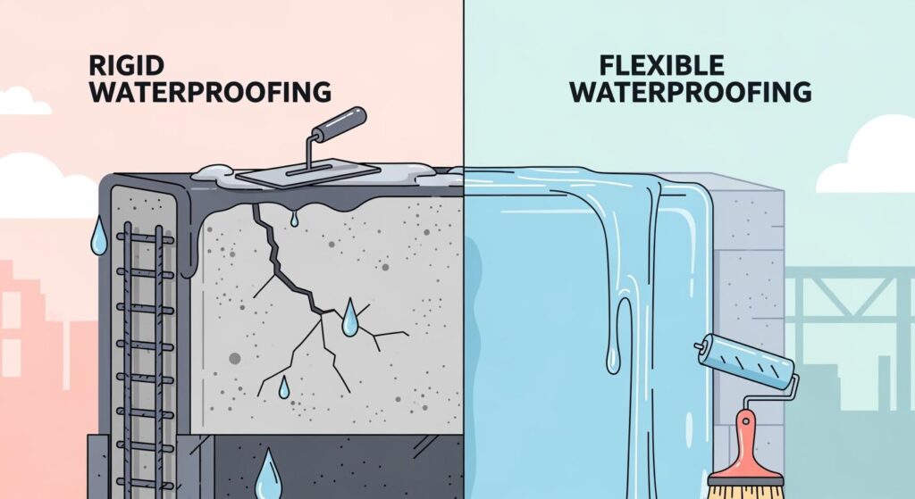 A Deep Dive into Rigid and Flexible Waterproofing Techniques