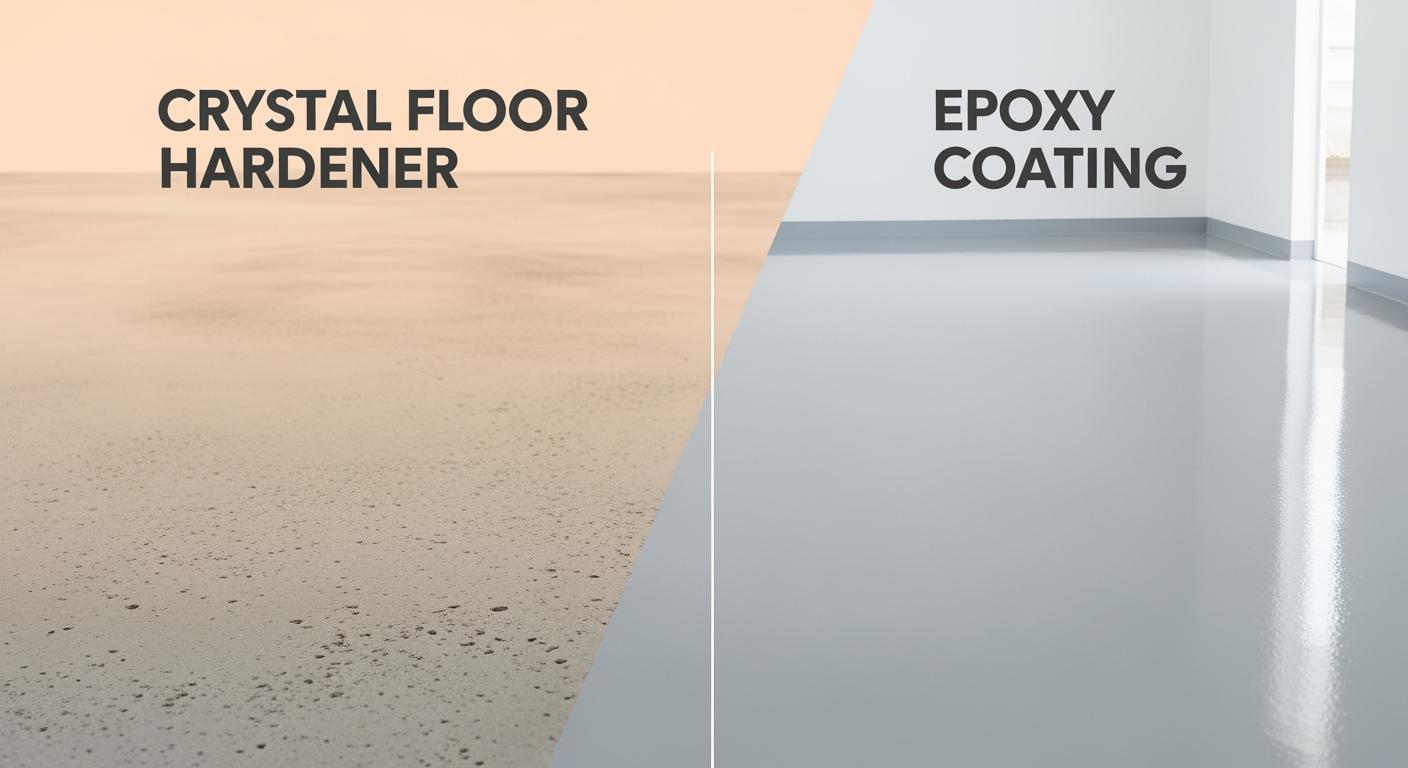 Which is Better? Crystal Floor Hardener or Epoxy for Your Floor