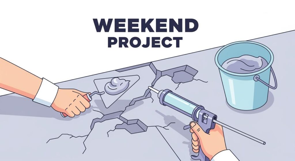 Fixing Cracks and Potholes in Your Driveway: A Guide to Getting It Done in a Weekend.