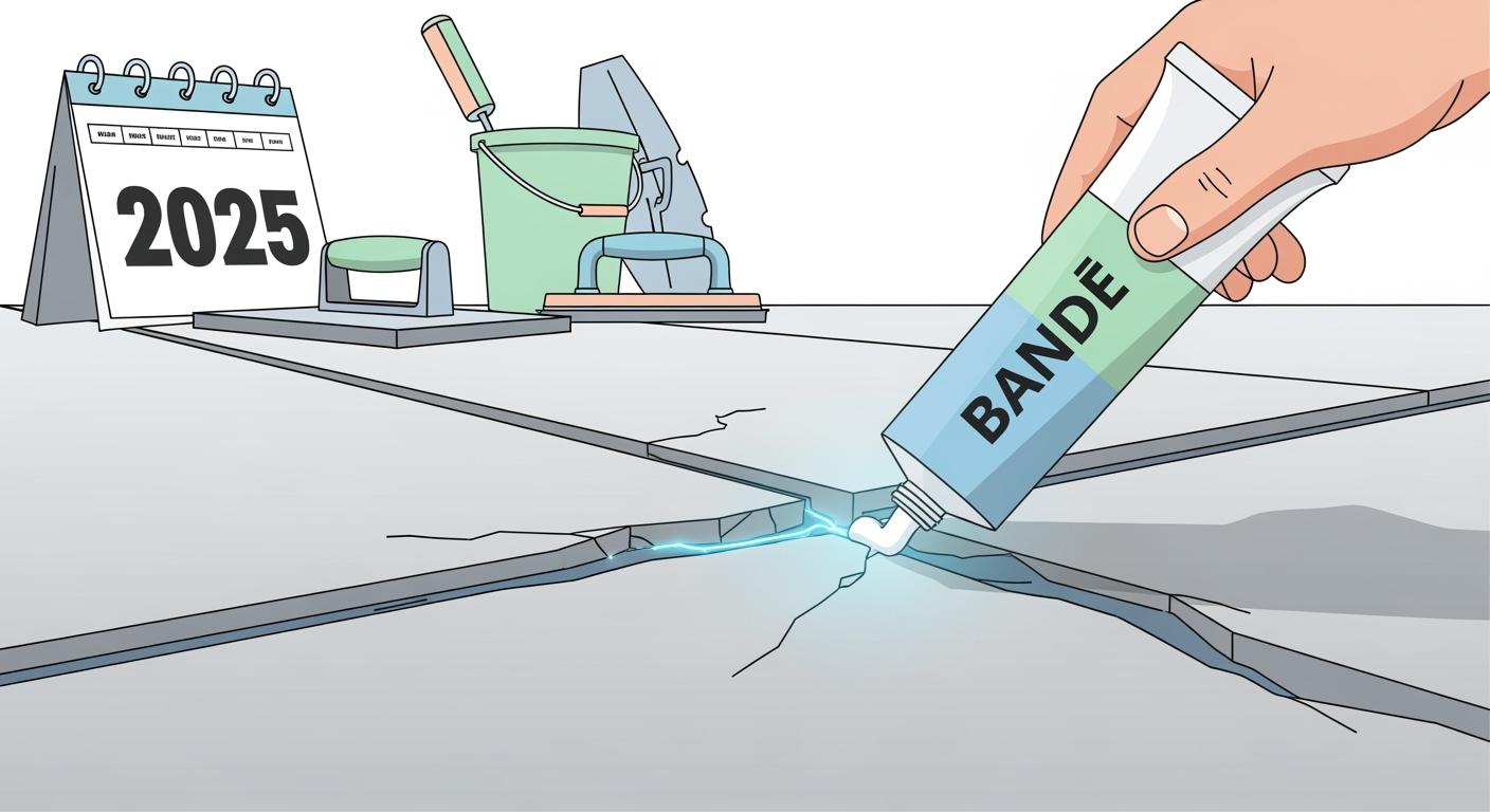 Your 2025 Guide to Flawless Driveways How to Fix Concrete Cracks with BANDě