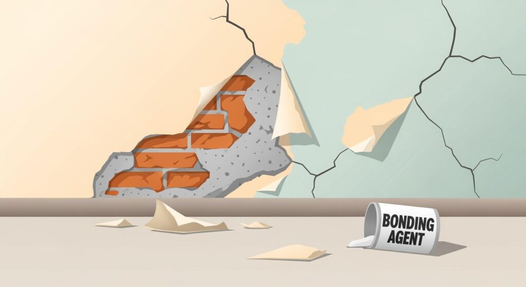 Why Does New Cement Plaster Fall Off the Wall? You Probably Forgot the Bonding Agent.