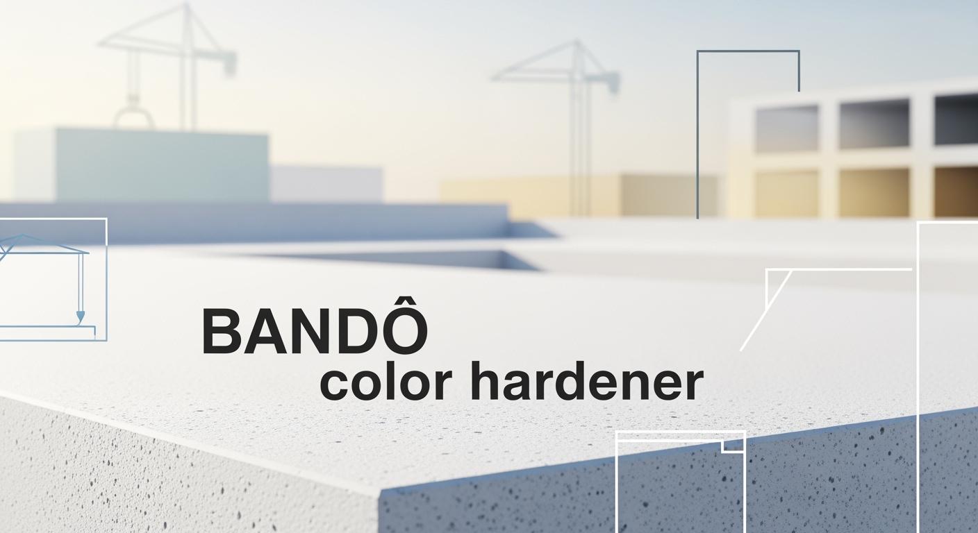 Why BANDě is the Best White Concrete Color Hardener