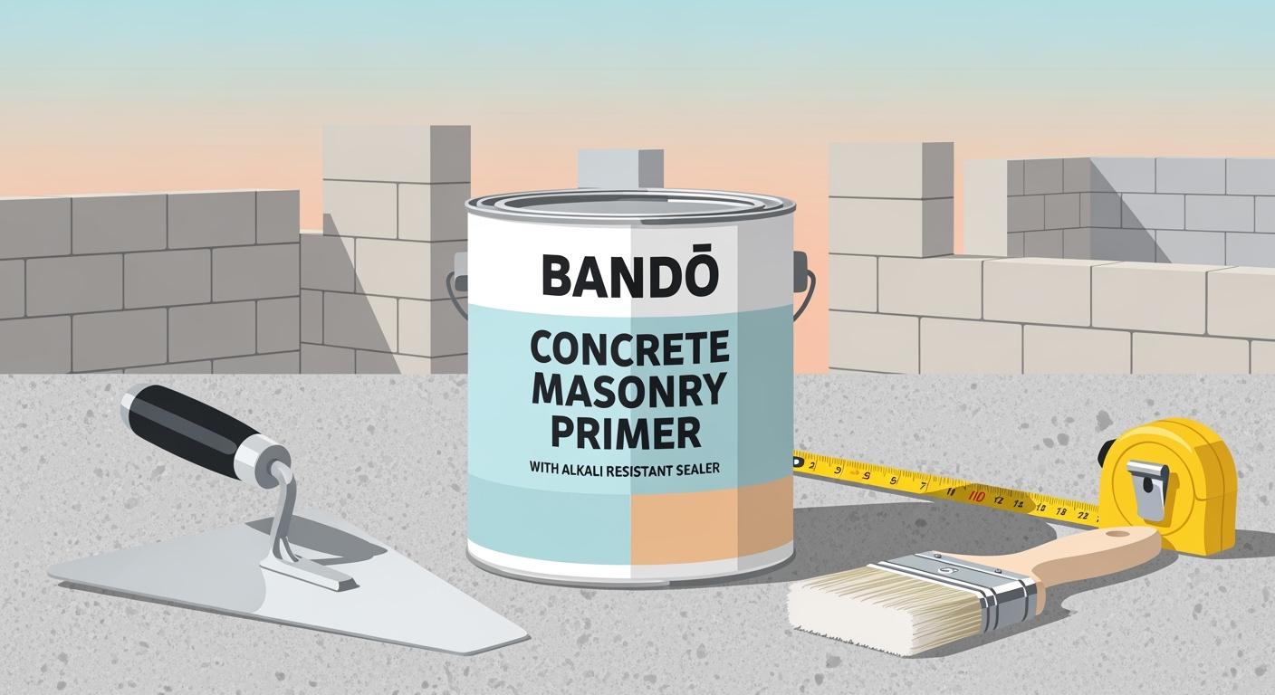 Why You Should Choose BANDě Concrete Masonry Primer with Alkali Resistant Sealer