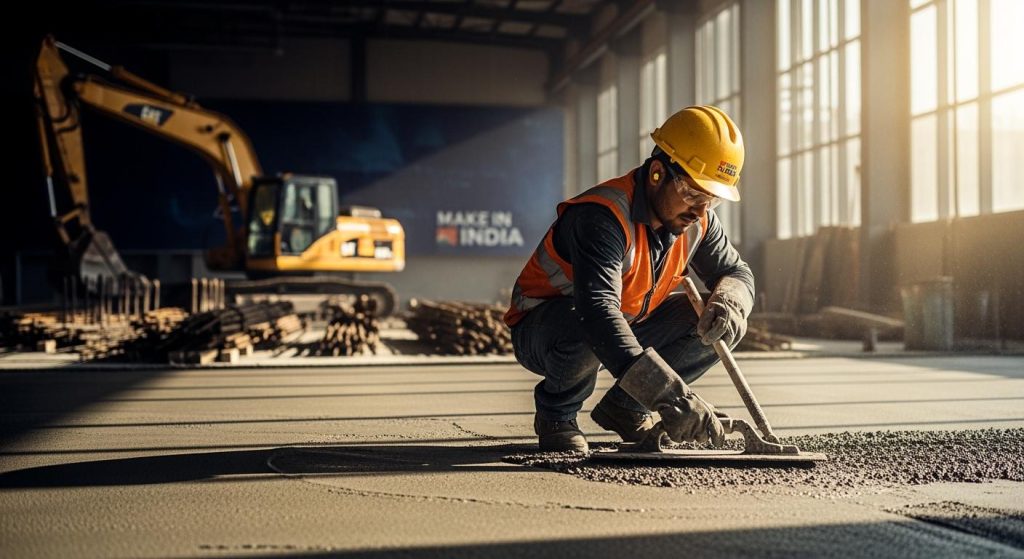 Floor Hardener Application for Make in India Projects