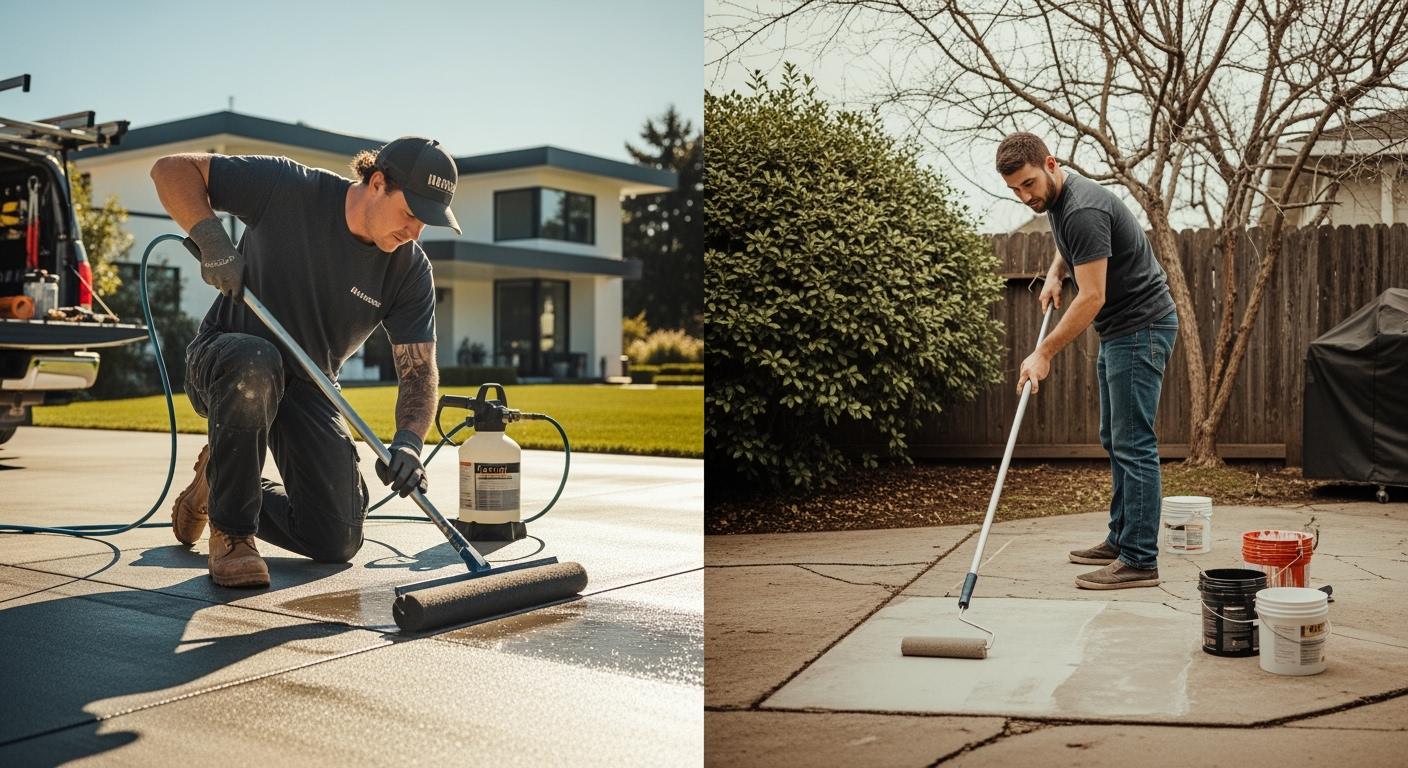 Concrete Sealing Near Me: Professional vs DIY Solutions