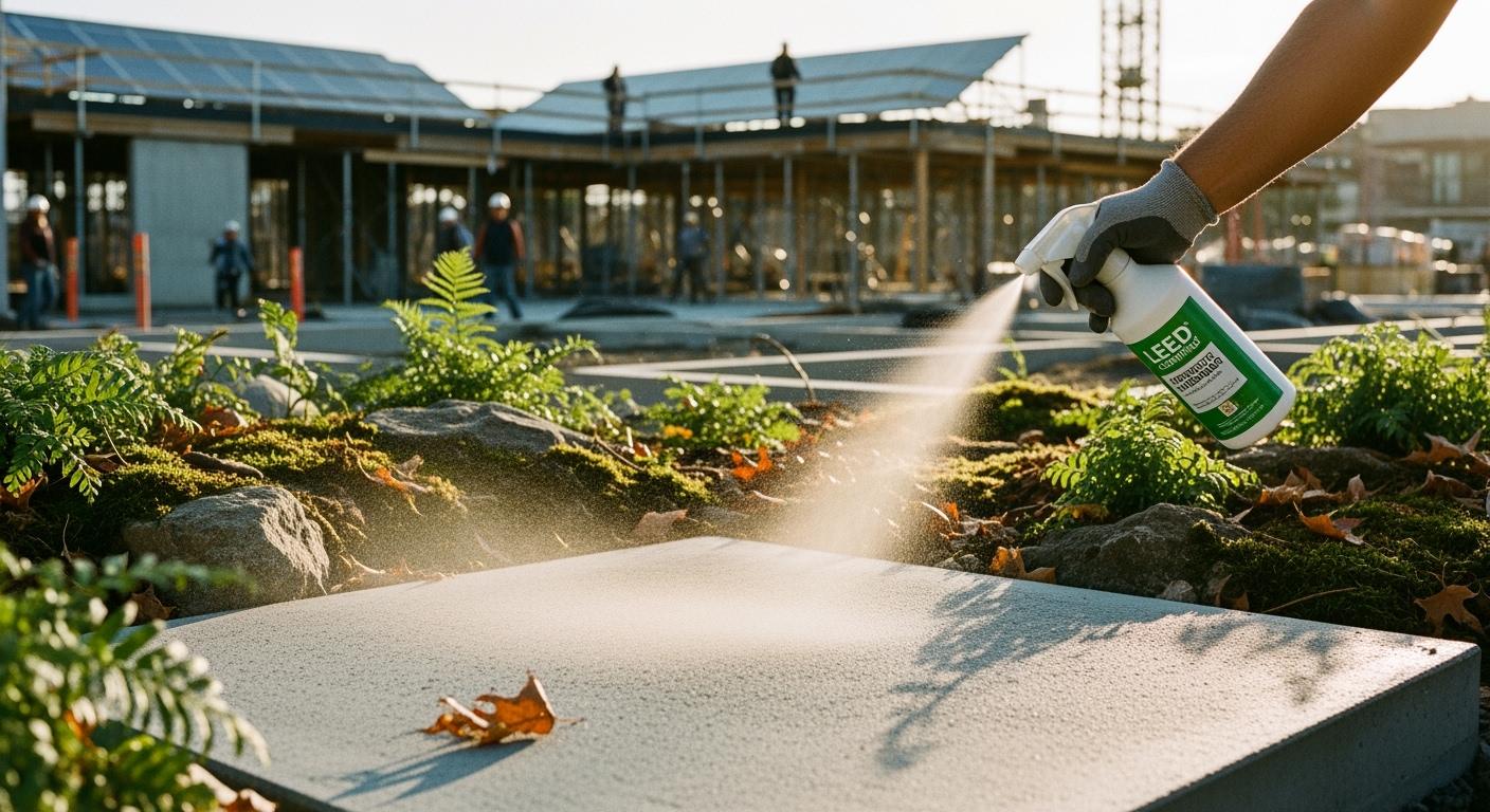 The Impact of LEED Certified Concrete Hardeners on Environmental Sustainability