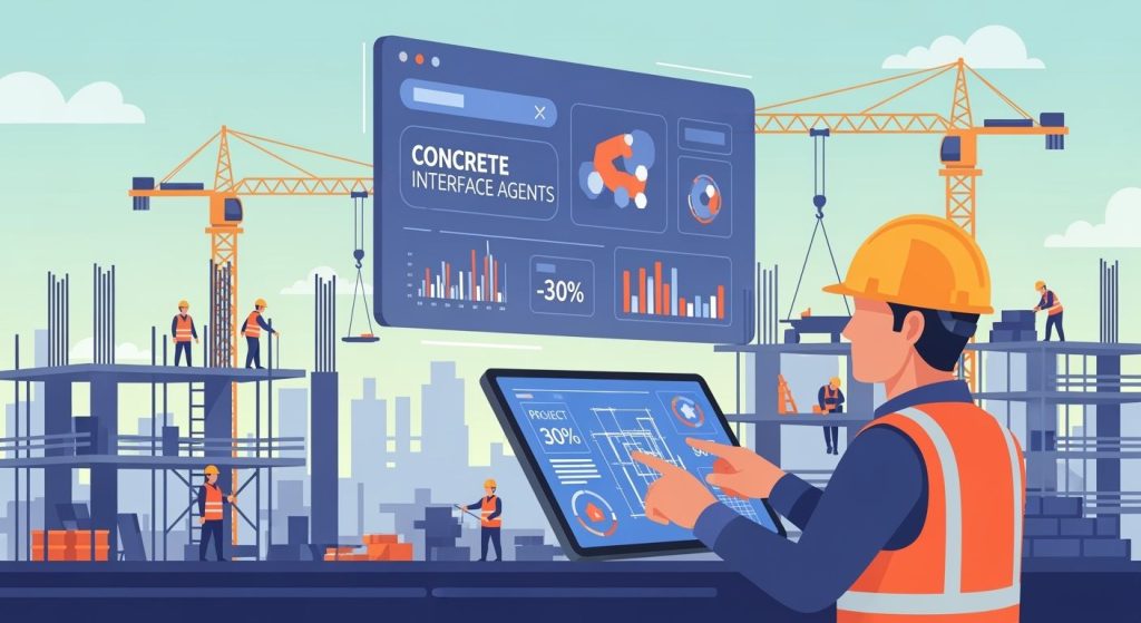 Exploring the Role of Concrete Interface Agents in Modern Construction