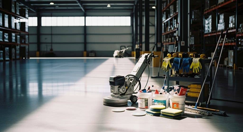 How to Prepare and Treat Your Warehouse Concrete Floors