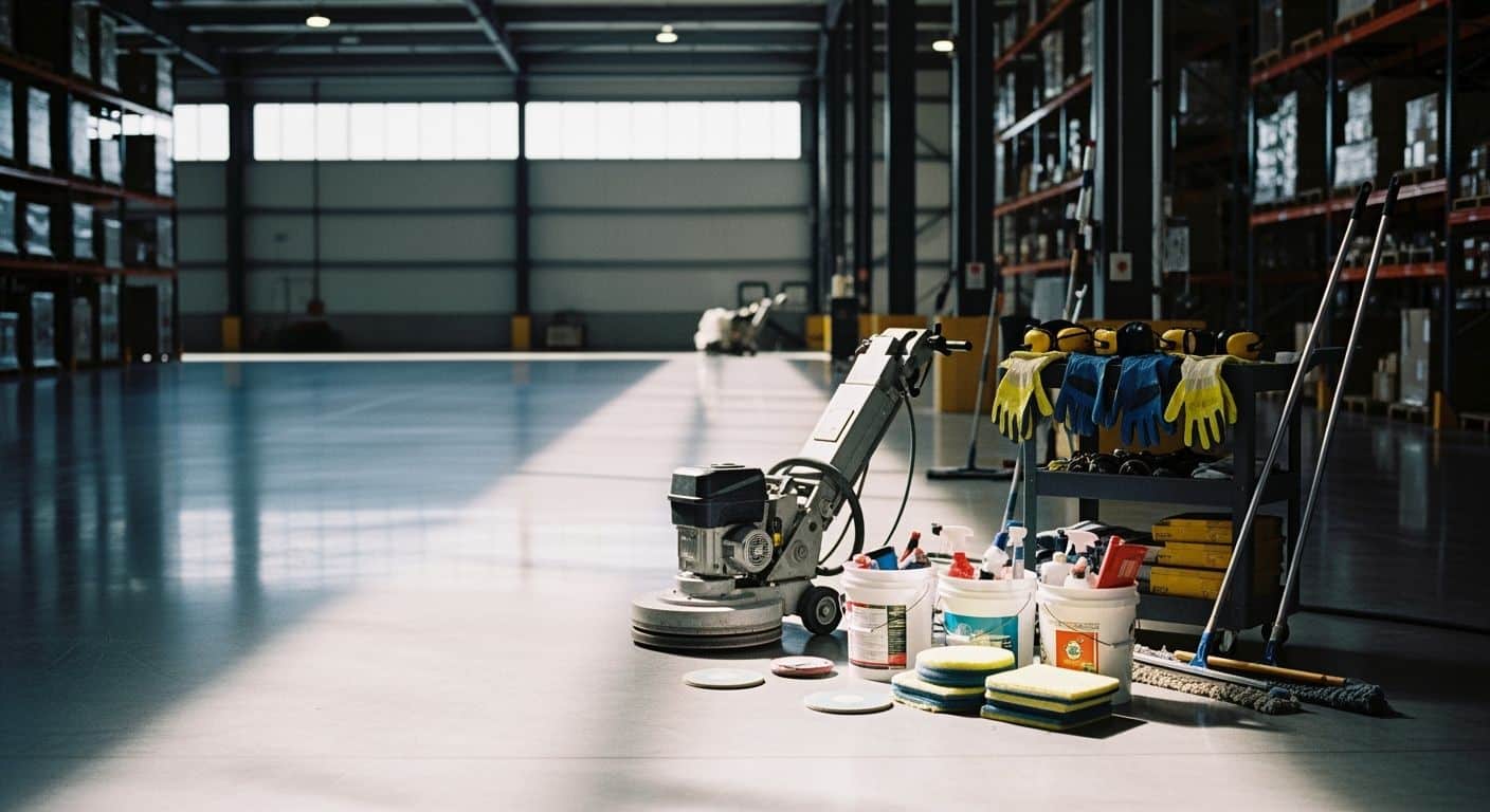 How to Prepare and Treat Your Warehouse Concrete Floors