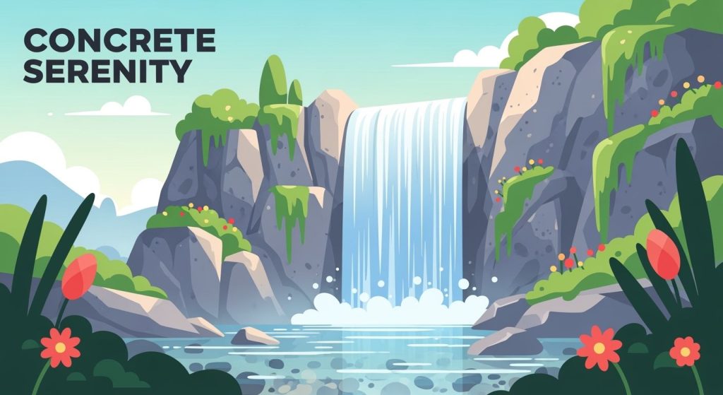 Is Liquid Hardener the Secret to Stunning Concrete Waterfalls?