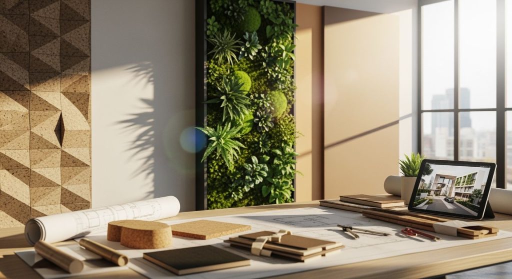 Innovative wall finishes for eco-conscious architects