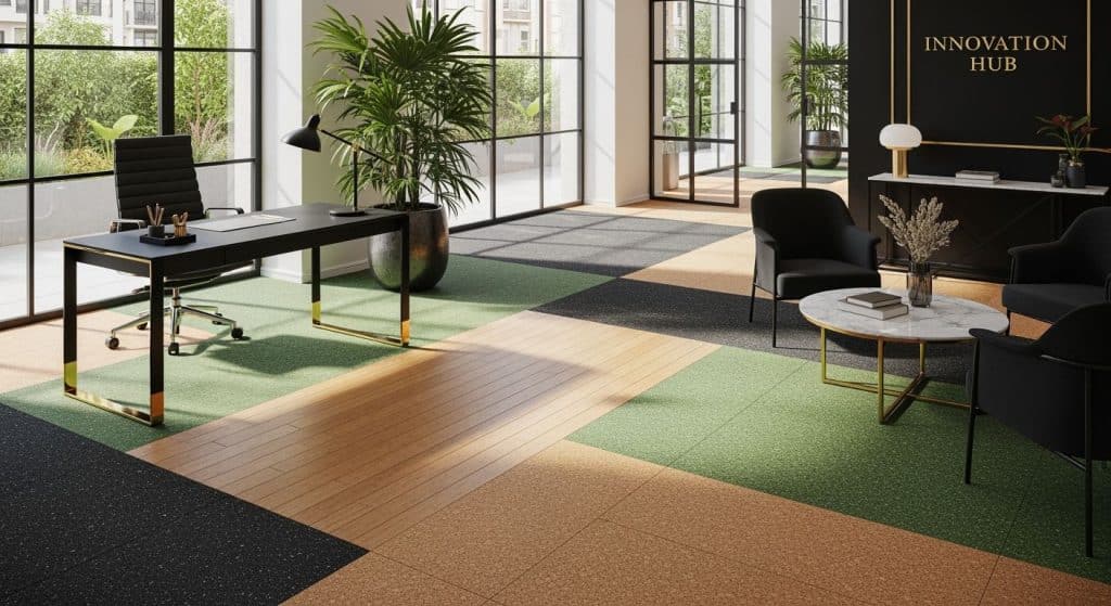 10 Green Flooring Materials That Elevate Your Business Space