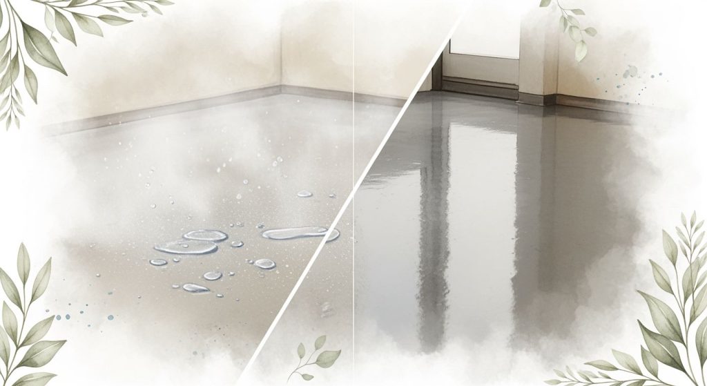 Beyond the Basics: Liquid Vapor Barrier vs. Epoxy for Durable Concrete Floors