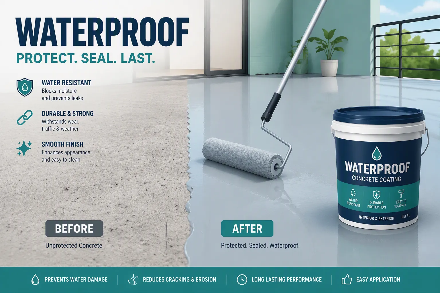 Why BANDě Waterproof Coating Is the Top Choice for Concrete Floors