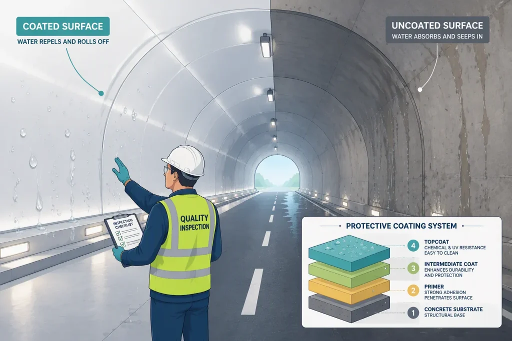 What Makes BANDě Waterproof Coating Ideal for Tunnels
