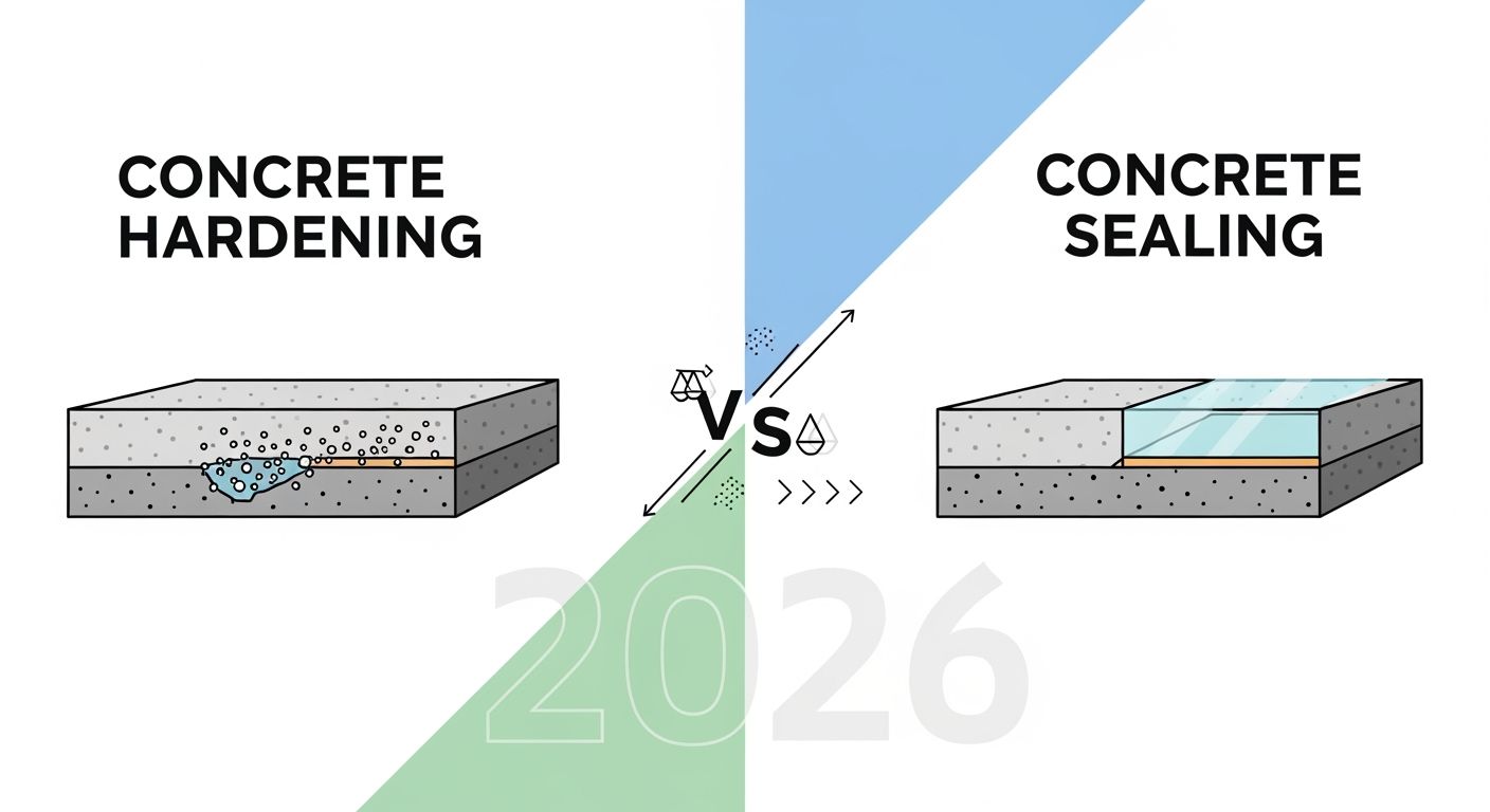 Concrete Hardener vs Sealer The Ultimate 2026 Comparison Guide