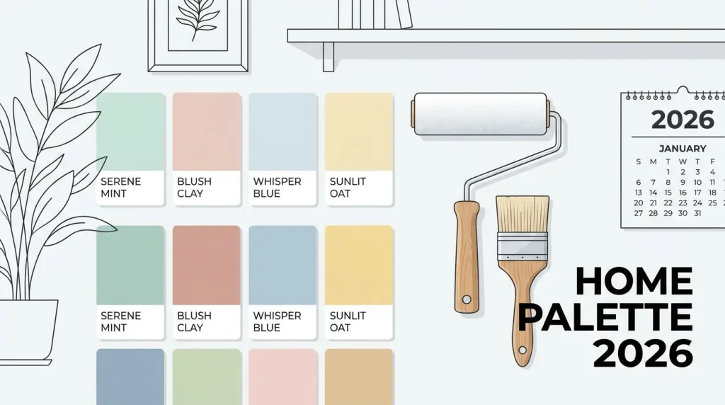 Top 10 Interior Wall Paint Color Trends for 2026