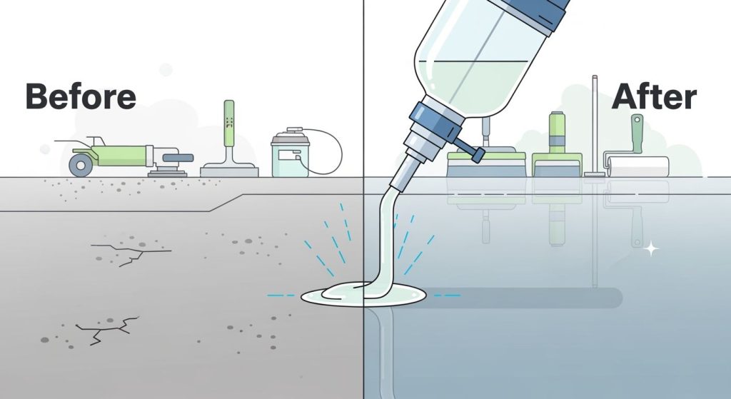 What is a Liquid Densifier and How Does it Transform Garage Floors?