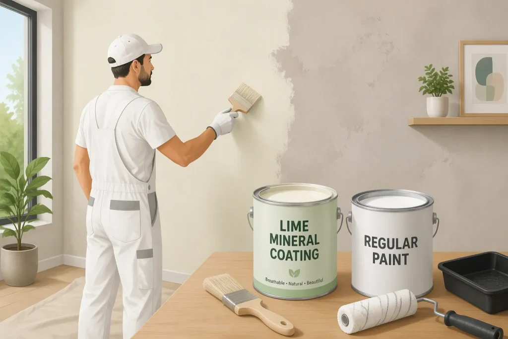 5 Reasons Lime Mineral Coating Beats Regular Paint