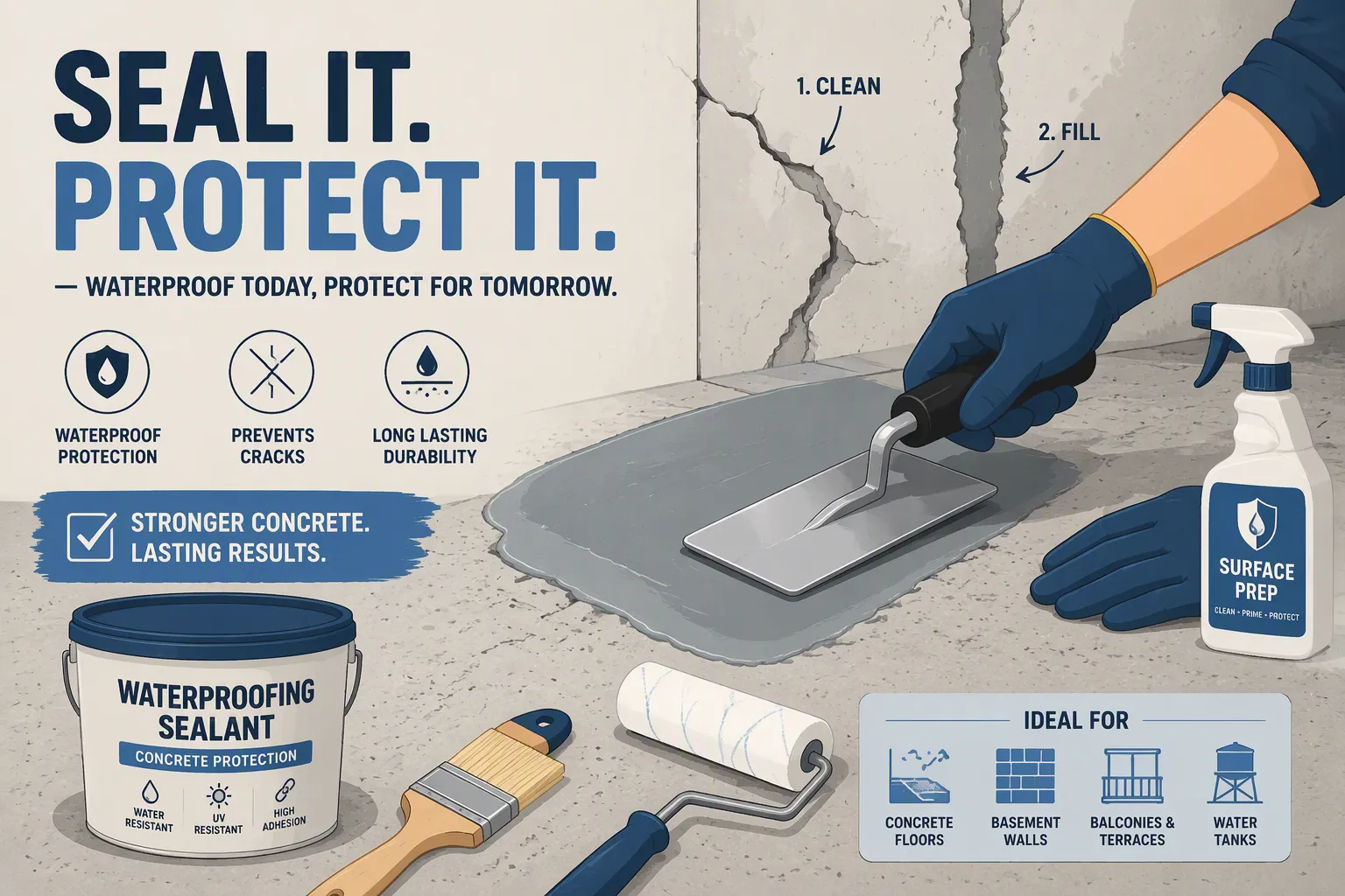 Concrete Repair and Waterproofing Products | The Ultimate Guide