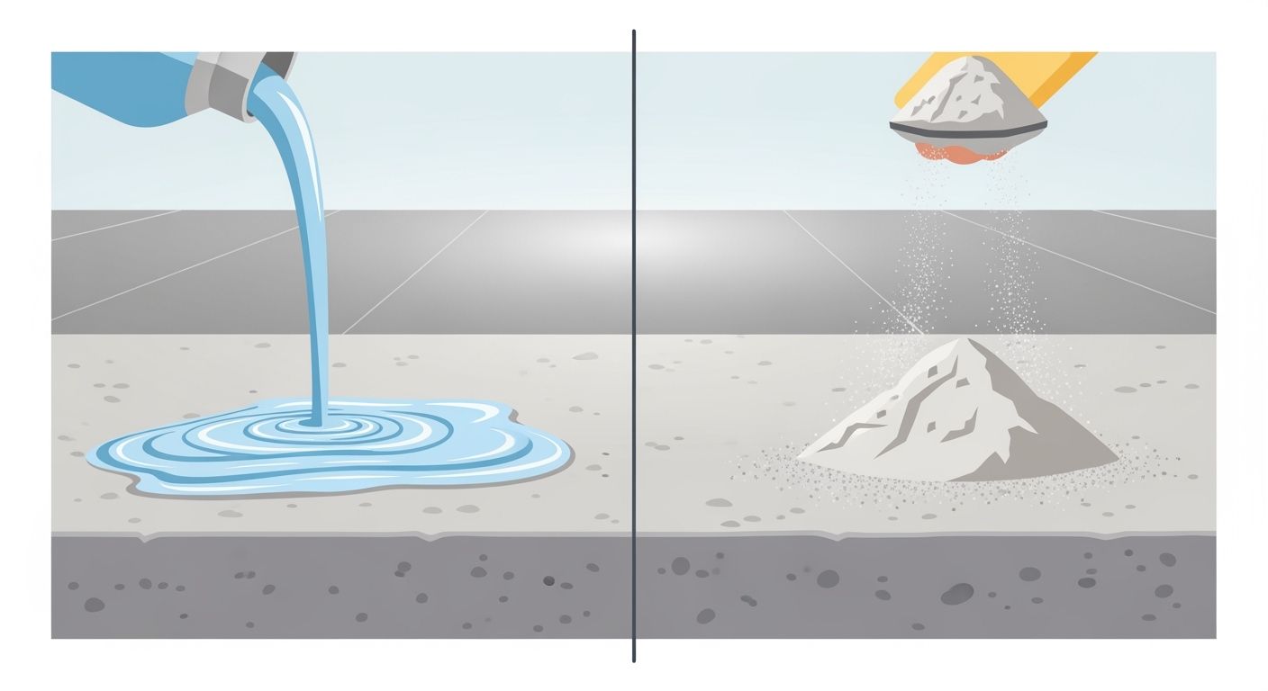 Liquid vs Dry Shake Concrete Hardeners Which Reigns Supreme for Your Floor?