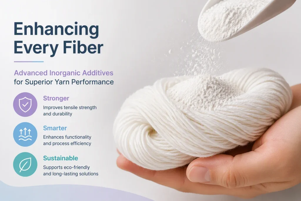 Inorganic Powder for Yarn Boosts Performance