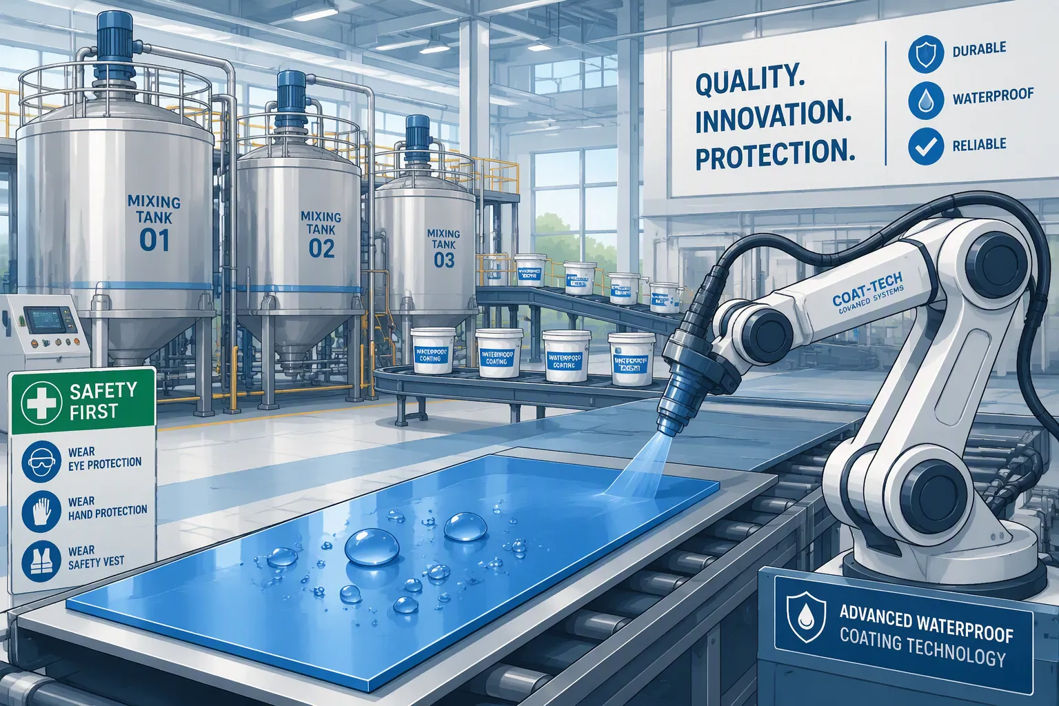 What Are the Key Advantages of BANDě Waterproof Coating Factory