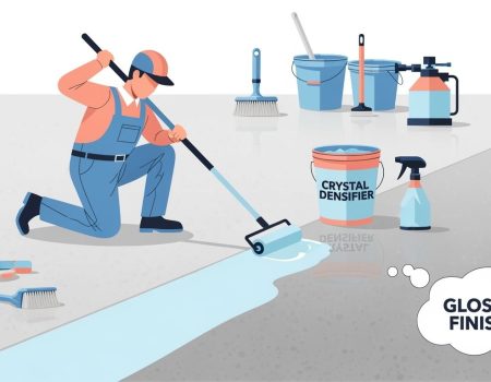 How a Crystal Floor Liquid Densifier Transforms Concrete Surfaces